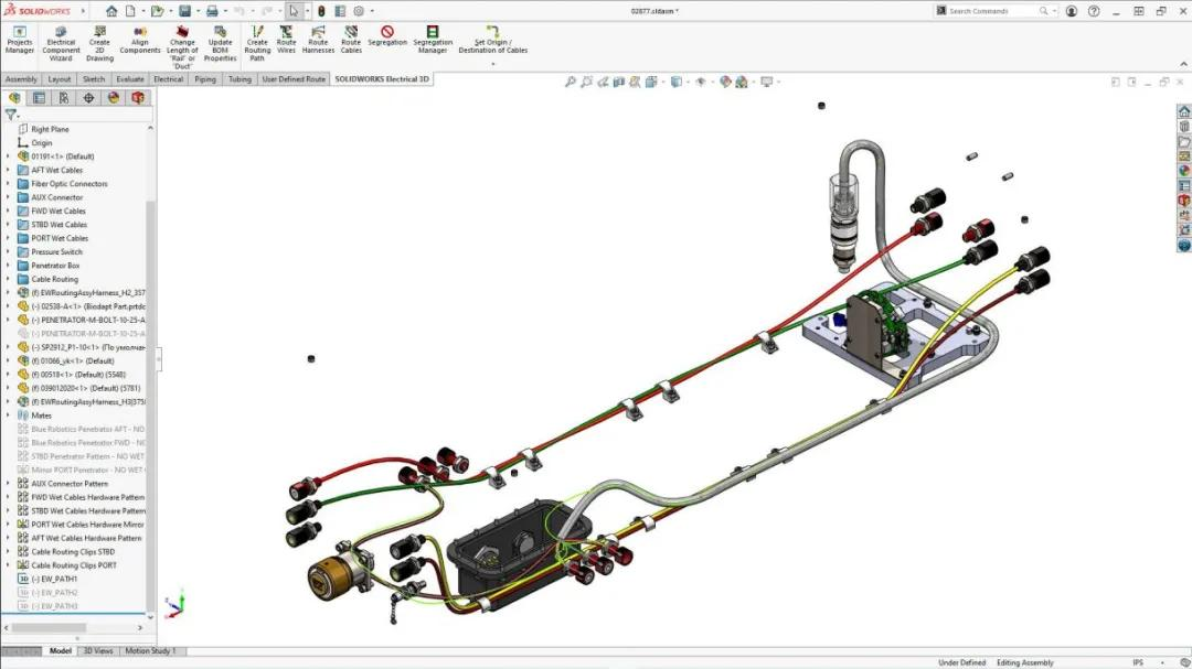 SOLIDWORKS 2021 改進了電氣布線.png SOLIDWORKS 2021 改進了電氣布線.png